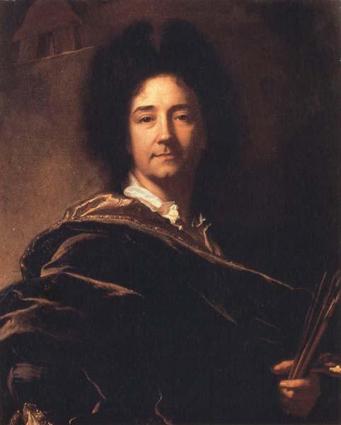 Hyacinthe Rigaud Self-Portrait oil painting image